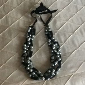 Black and sliver necklace